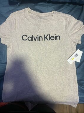 Calvin Klein Heather Gray Logo T-Shirt